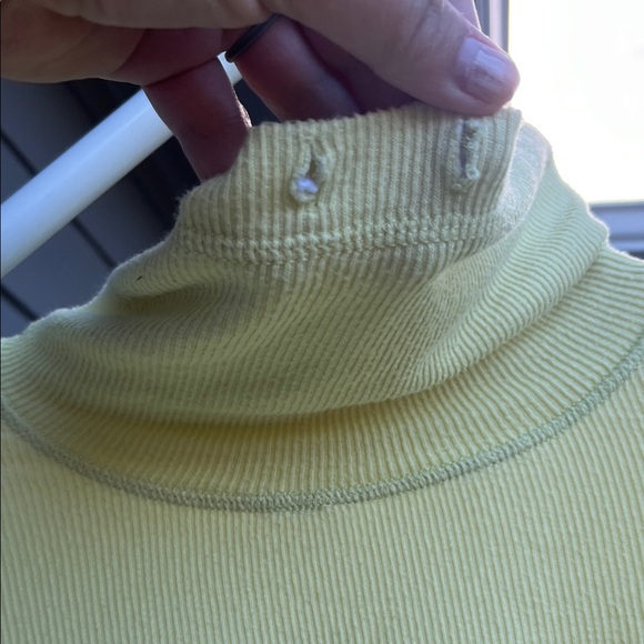 FP Movement by Free People Soft Yellow Cowl Neck Sweater - Picture 6 of 9